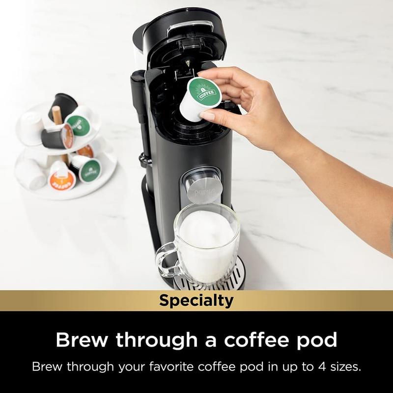 Ninja Single-Serve Pods & Grounds Specialty Coffee Maker Black - PB051