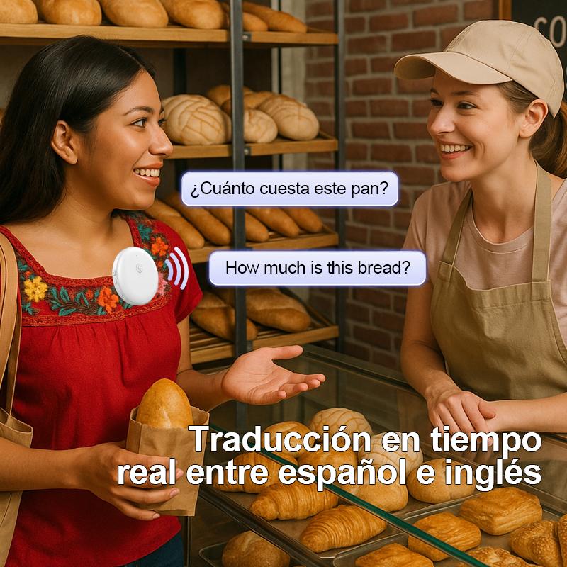 Portable Wireless AI Language Translator Pen - Spanish & English Practice Companion, 165-Language Support, Accent Adaptation for Restaurant Scenarios, Smart Tutor for Electronic Learning